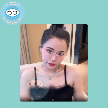 Gọng kính kim loại mã 34754